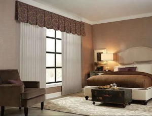 Close-up of Vertical Blinds showing material detail