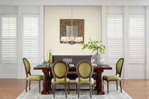 Custom Composite Shutters on interior windows