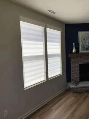 Perfect Sheer Shades with fabric texture close-up