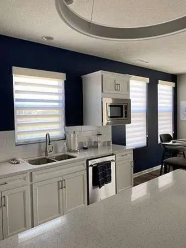 Perfect Sheer Shades providing filtered light in room