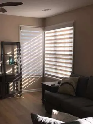 Modern Perfect Sheer Shades in home interior setting