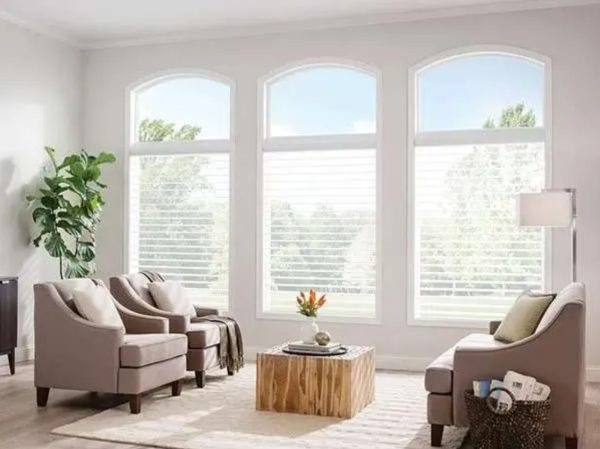 Overture Sheer Shades providing filtered light in room