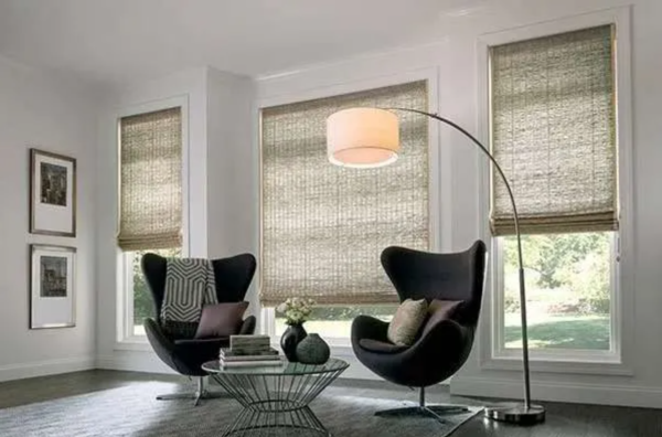 Natural Shades providing filtered light in room