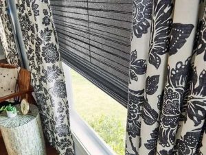 Natural Shades installed on residential windows