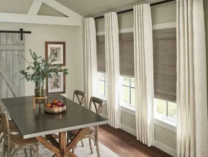 Natural Shades with fabric texture close-up