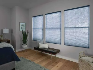 Cellular Shades providing filtered light in room