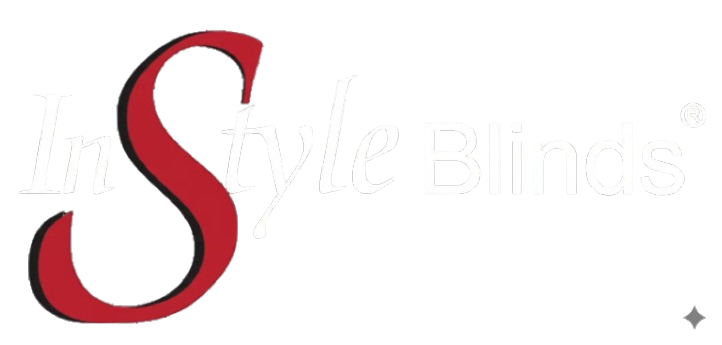 InStyle Blinds logo with stylized red letter S