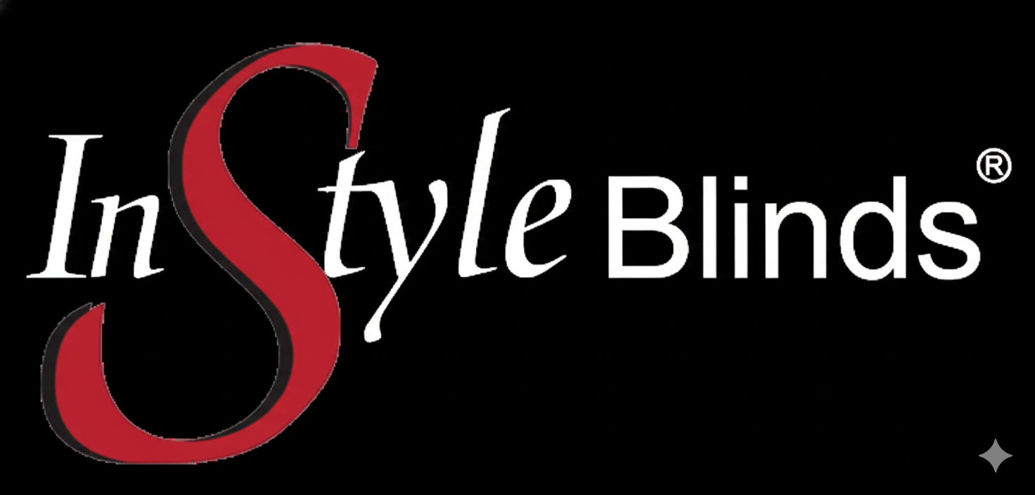 InStyle Blinds logo with stylized red letter S